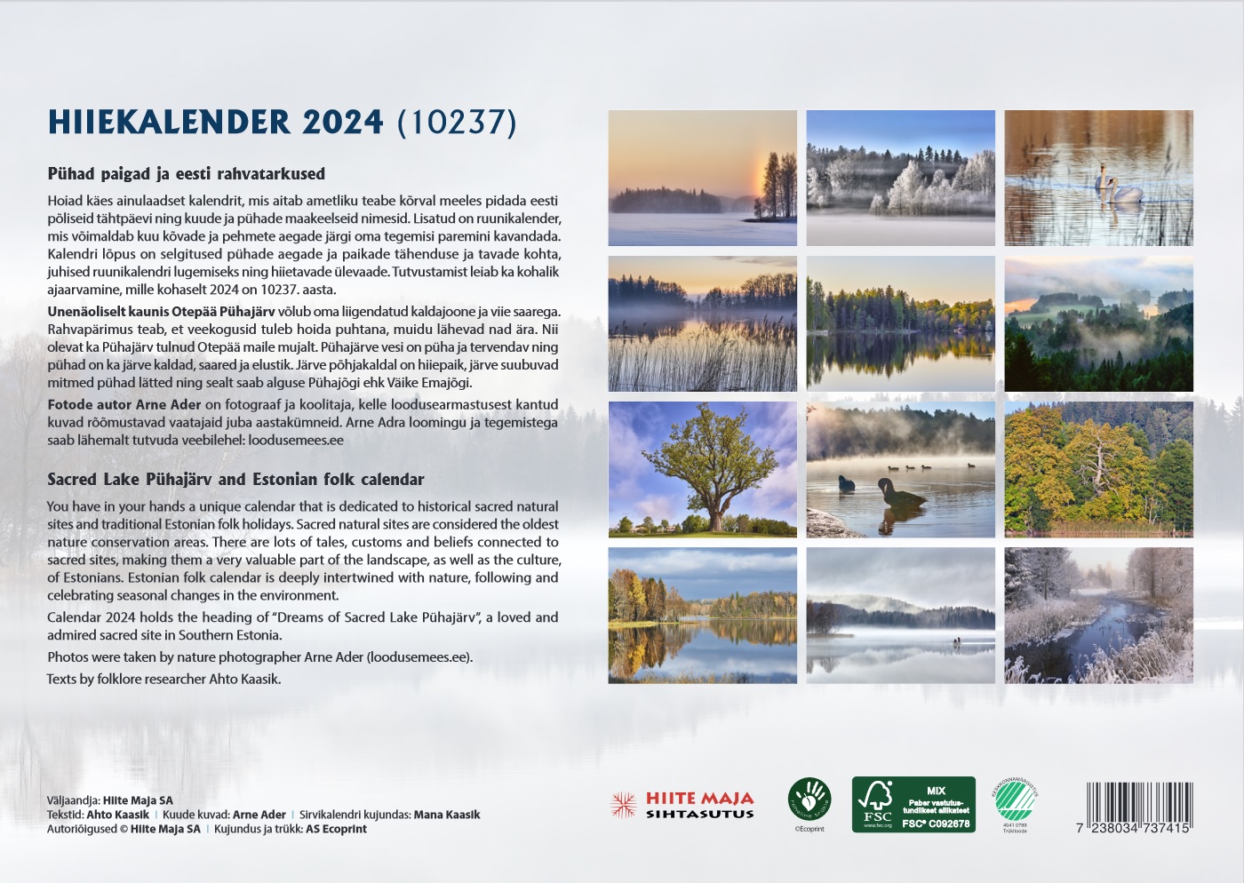hiiekalender 24 tagakaas